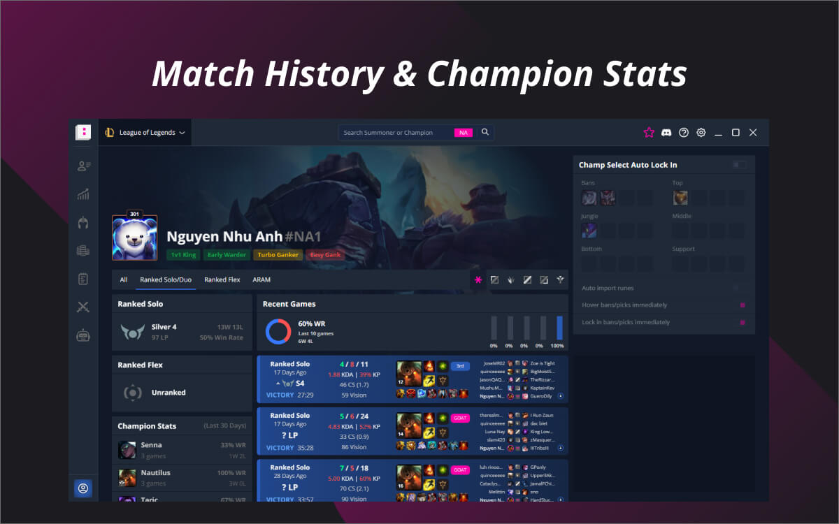 LeagueTracker screenshot image