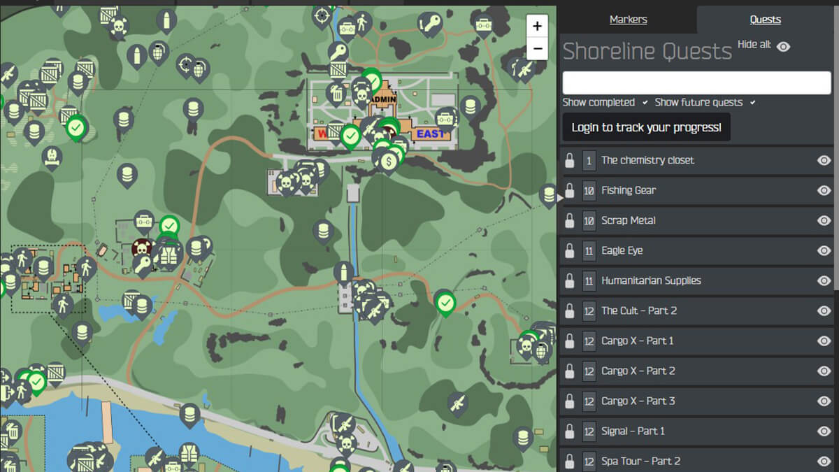 Game Maps: Tarkov & more screenshot image